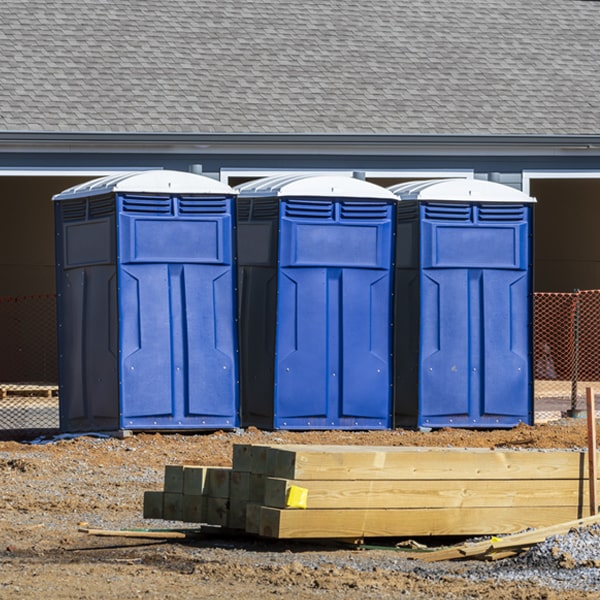 is there a specific order in which to place multiple porta potties in Washington NY